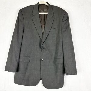 Jos A Bank Wool Blazer Sport Coat Size 46L Long Tall Grey Two Button